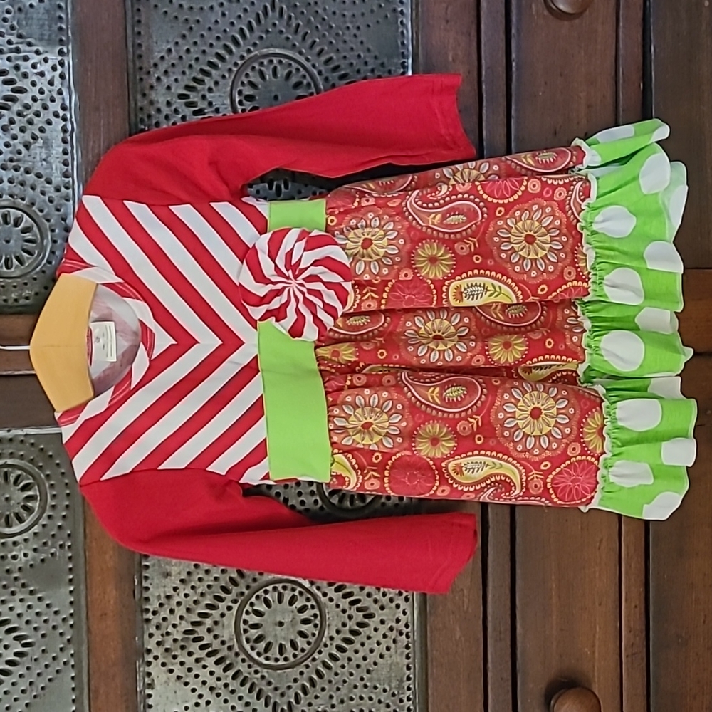 Girls Christmas Dress 12-18 Months NWT Boutique  Christmas  Holiday